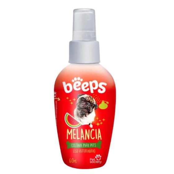 Imagem de Colônia Beeps Melancia para Cães e Gatos 60ml