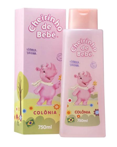 Imagem de Colônia Cheirinho De Bebê Rosa 750ml