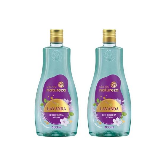 Imagem de Colonia Cia Da Natureza Lavanda 300Ml - Kit Com 2Un