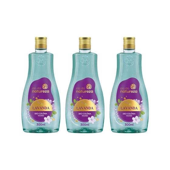 Imagem de Colonia Cia Da Natureza Lavanda 300Ml - Kit Com 3Un