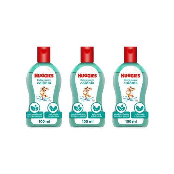 Imagem de Colonia Huggies 100Ml-Kit C/3Un