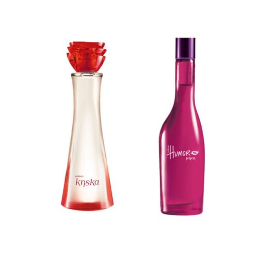 Imagem de Colônia Humor Próprio Feminino 75ml + Kriska 100ml - Natura