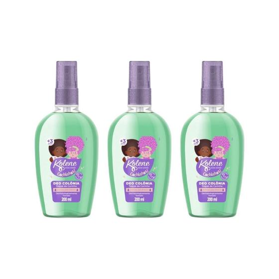 Imagem de Colonia Kolene 200Ml Cachinhos Toque Carinho - Kit Com 3Un