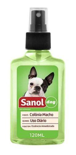 Imagem de Colônia Macho Amadeirado Para Cachorro 120 Ml Sanol Dog Pet