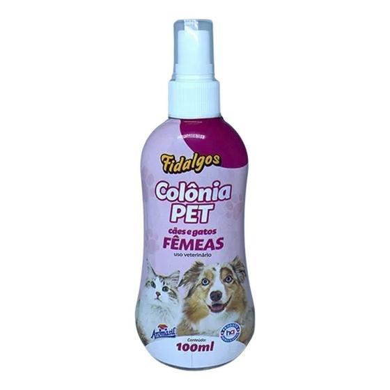 Imagem de Colônia Pet Fidalgos Aromasil Cães e Gatos Fêmeas 100ml