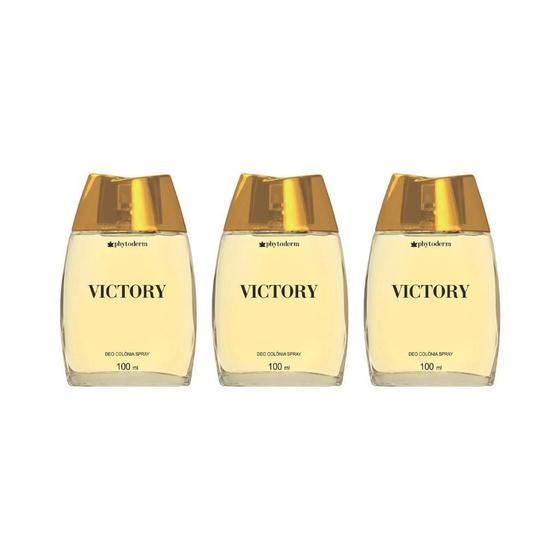 Imagem de Colonia Phytoderm 100Ml Masc Victory - Kit Com 3Un