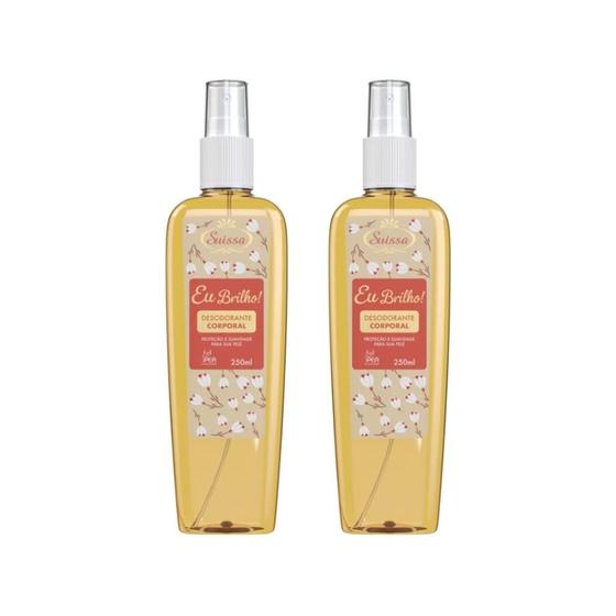 Imagem de Colonia Suissa Splash 250Ml Eu Brilho - Kit Com 2Un
