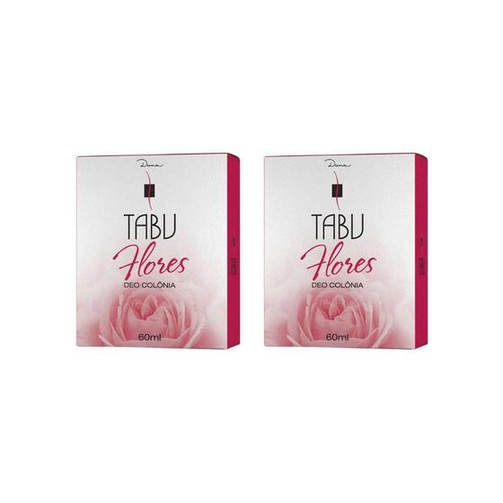 Imagem de Colonia Tabu 60Ml Flores - Kit Com 2Un