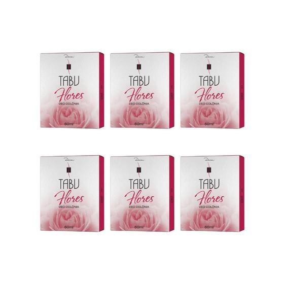 Imagem de Colonia Tabu 60Ml Flores - Kit Com 6Un