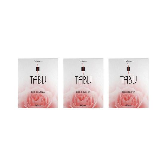 Imagem de Colonia Tabu 60Ml Tradicional - Kit Com 3Un