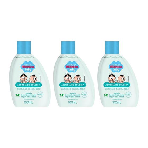 Imagem de Colonia Turma da Monica Baby 100ml Cheirinho Bebe-Kit C/ 3un