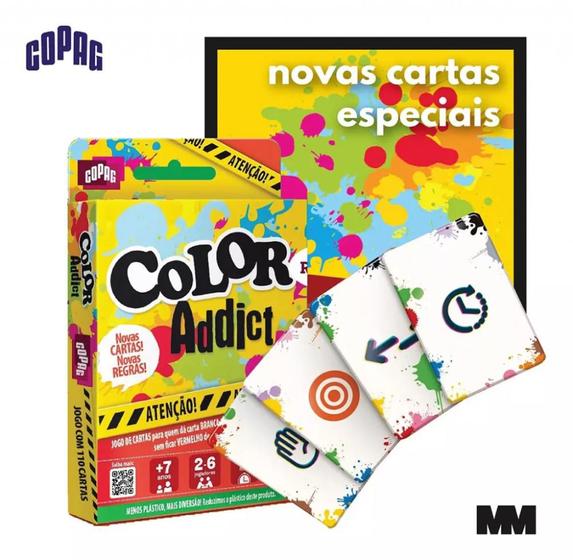 Imagem de Color Addict Cartucho Jogo De Cartas - Copag 32410