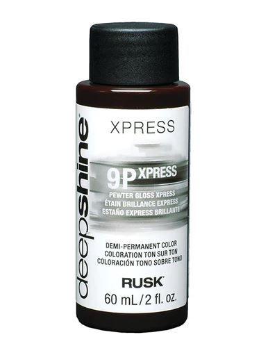 Imagem de Color semipermanente Rusk Deepshine Xpress 2 onças 9P Pewter