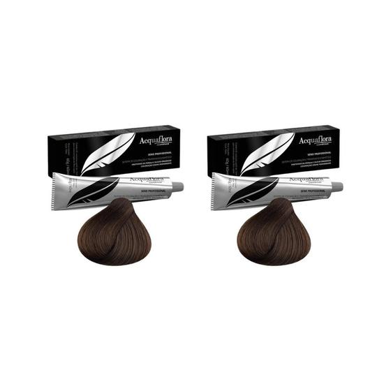 Imagem de Coloraçao Acquaflora Perm 5.1 Cast Claro Acinz 60G-Kit C/2Un