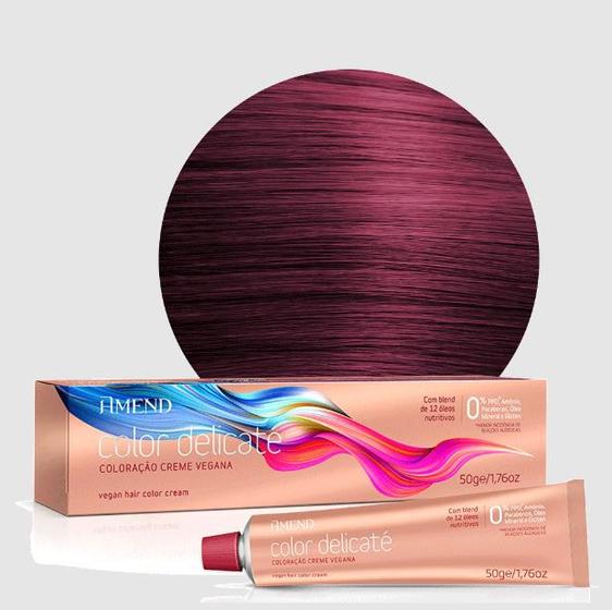 Imagem de Coloração Amend Color Delicaté 66.26 Marsala - 50g