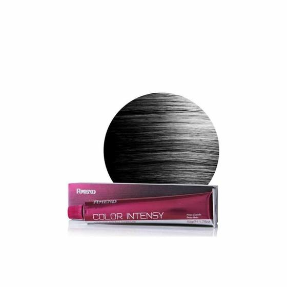 Imagem de Coloraçao Amend Color Intensy 10 Preto 50g