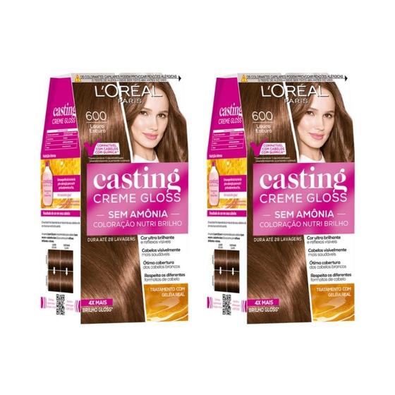 Imagem de Coloraçao Casting Gloss 600 Louro Escuro - Kit Com 2Un