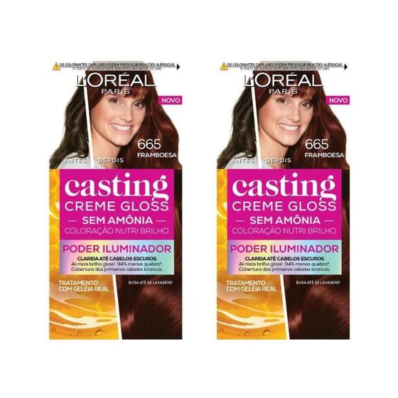 Imagem de Coloraçao Casting Gloss 665 Framboesa - Kit Com 2Un