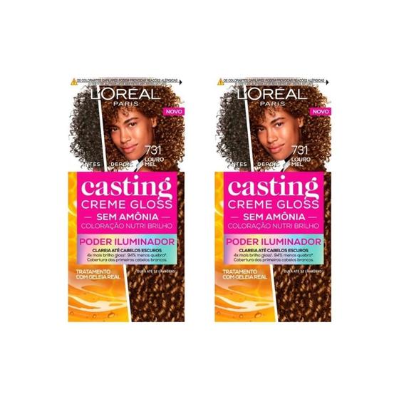 Imagem de Coloraçao Casting Gloss 731 Louro Mel - Kit C/2Un
