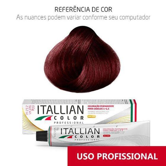 Imagem de Coloração Cereja 6.60 (660) Italian Color 60g - Itallian color