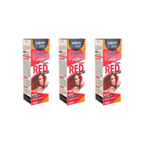 Imagem de Coloraçao Color Express Fun Fancy Red-Kit C/3un