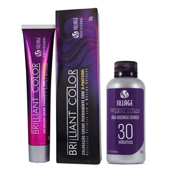Coloração Creme Brilliant Color 12.89 Super Clareador Pérola 50g + Ox 30v. - Sillage Imagem de Coloração Creme Brilliant Color 12.89 Super Clareador Pérola 50g + Ox 30v. - Sillage