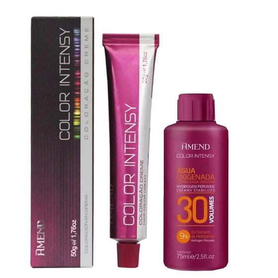 Imagem de Coloração Creme Color Intensy 9.98 Marsala 50g + Ox 30v. - Amend