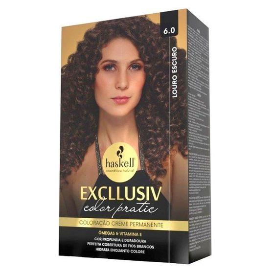 Imagem de Coloração Excllusiv Color Pratic 6.0 Louro Escuro Haskell