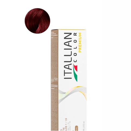 Imagem de Coloração itallian color premium 60g louro escuro vermelho natural 6.60