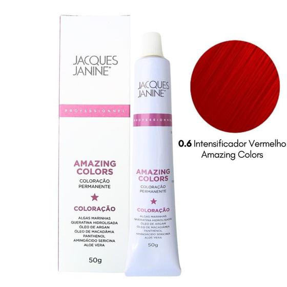 Imagem de Coloração Jacques Janine 0.6 Intensificador Vermelho 50G