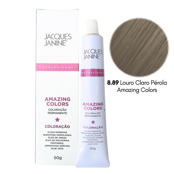 Imagem de Coloração Jacques Janine 8.89 Louro Claro Pérola 50g