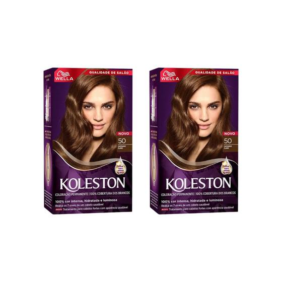 Imagem de Coloraçao Koleston 50 Cast Claro-Kit C/2un