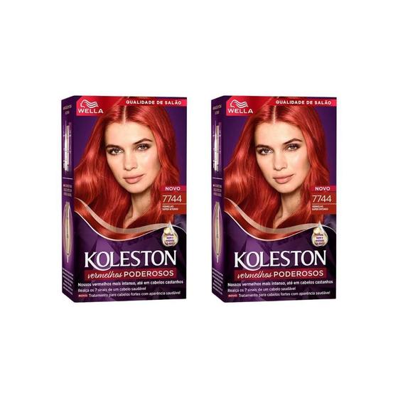 Imagem de Coloraçao Koleston 7744 Vermelho Intenso-Kit C/2Un