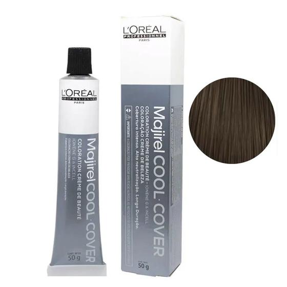 Imagem de Coloração LOréal Professionnel Majirel Cool Cover Louro Acinzentado 7.1 50g