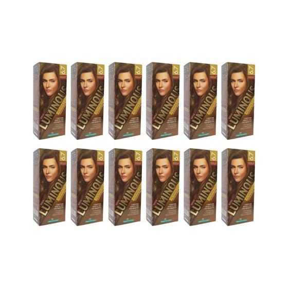Imagem de Coloraçao Luminous 6.7 Chocolate Purissimo - Kit Com 12Un