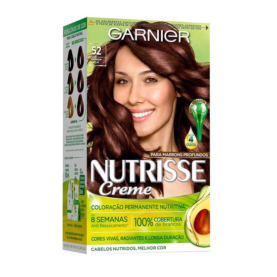 Imagem de Coloração Nutrisse Garnier 52 Marrom Açaí