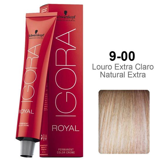 Imagem de Coloração Schwarzkopf Igora 9-00 Louro Extra Claro Natural Extra