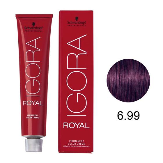 Imagem de Coloração schwarzkopf igora royal 6.99 louro escuro violeta extra - 60g