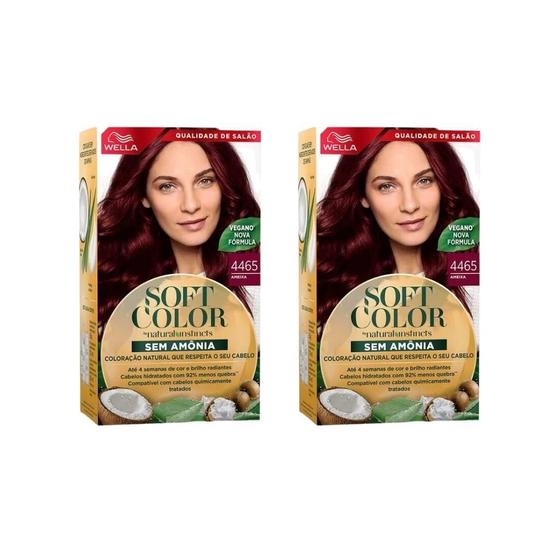 Imagem de Coloraçao Soft Color 4465 Ameixa - Kit C/2Un
