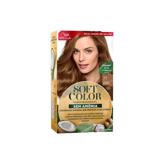 Imagem de Coloraçao Soft Color 77 Marrom Dourado