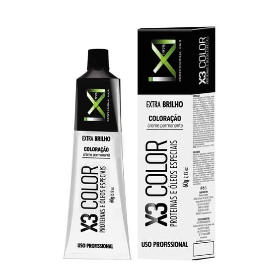 Imagem de Coloração X3-Color 60g 8.0 Louro Claro- Proteínas e Óleos Especiais