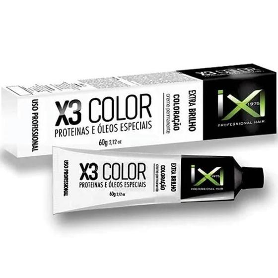 Imagem de Coloração X3-Color 60g 8.0 Louro Claro- Proteínas e Óleos Especiais