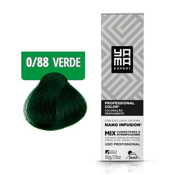 Imagem de Coloração Yamá Creme Professional Color Nano Infusion Mix Verde