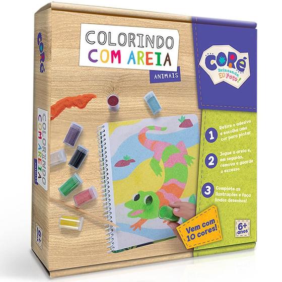 Imagem de Colorindo com areia animais toyster