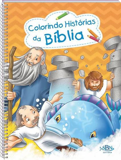 Imagem de Colorindo Histórias da Bíblia - SBN Editora