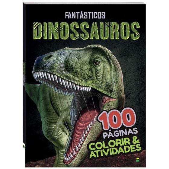 Imagem de Colorir & Atividades: Fantásticos Dinossauros - BRASILEITURA
