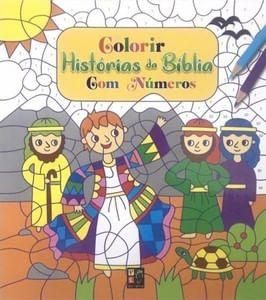 Imagem de Colorir Histórias da Biblia com Números - PÉ DA LETRA