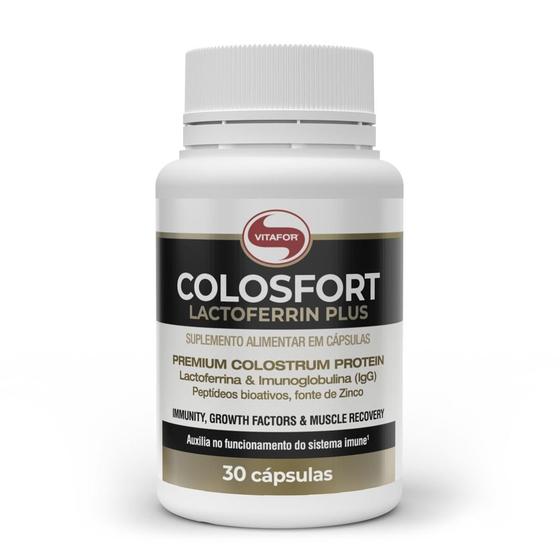 Imagem de Colosfort Lactoferrin plus 400mg (30 Caps) Vitafor