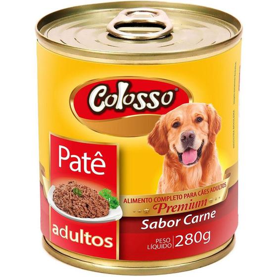 Imagem de Colosso patê cães carne lata 280 grs