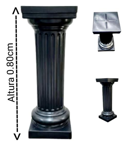 Imagem de Coluna grega para decoração (0.80 centimetros) na cor preto.